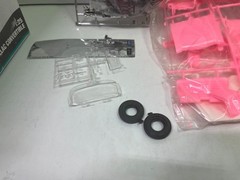 1/25 MONOGRAM 1959 CADILLAC ELDORADO CONVERTIBLE PINK MODEL CAR KIT