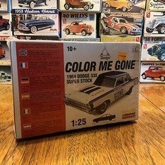 Lindberg Color Me Gone 1964 Dodge 330 Super Sport Kit # 72156 Factory Sealed