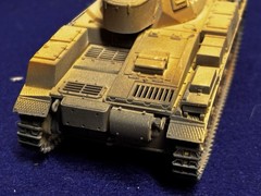Custom Built 1/35 German Afrika Korps Panzerkampfwagen II Tank w/Commander