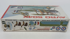Vintage MPC Avro 504K Model Kit With Stand *Sealed* 1:72 Scale