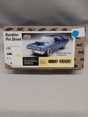 RARE Hobby Shop Only HSO Rambler Pro Street 1/25 Testors Model Kit #7404