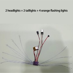 1/64 police Model cars LED For Modific Remote Control Lighting Electronic kitLwp