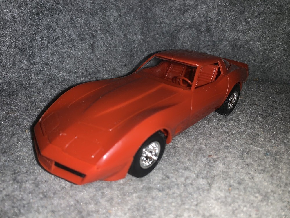 1981 red orange corvette promo (Lot#893)