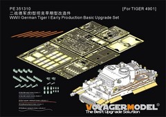 Voyager 1/35 WWII German Tiger I Early Basic Upgrade Set for Tiger 4901