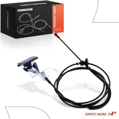 A-Premium Front Hood Latch Release Cable with Handle Compatible with Nissan