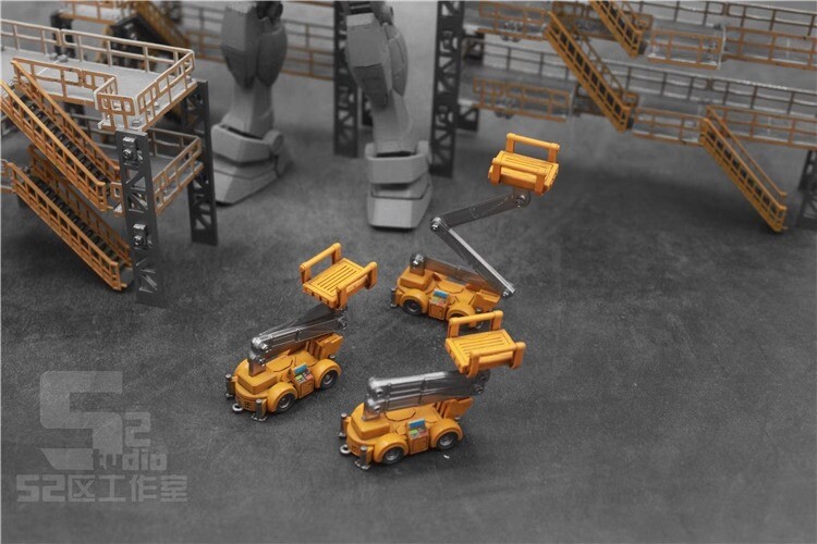 1/144 1/100 1/60 Single Lift Maintenance Vehicle Scene Miniatures For Vehicles