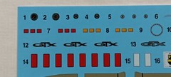 71 1971 GTX Plymouth 440 1/24 Decal Sheet Dash Cluster Emblems Revell