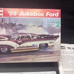 Revell ’55 Jukebox Ford Pro Mod Original Box Only No Parts Decals Manual Display
