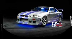 DeAGOSTINI Fast & Furious Nissan Skyline GT-R R34 1:8 Scale Model Car Kit 2F2F
