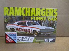 MPC/964 DODGE CHALLENGER RAMCHARGERS FUNNY CAR FREE SHIP