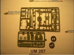 Unimodel 207 – 1/72 ZIS-2 57mm Soviet Anti-Tank Gun Red Army WW II UM 207