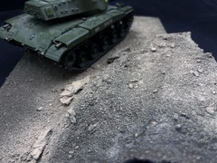 1/35 Scale Military Diorama Base Terrain Display Model Soldiers Figures Diecast