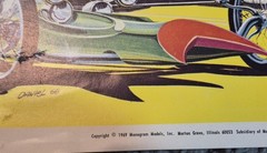 3-Original 1968/69 Monogram Model Poster / Hobby Shop Advertising