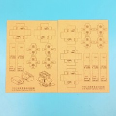 Diorama 1/35 Military Food Supply Carton Model Armour Tank Scene Model Accessory