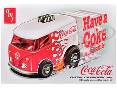 SKILL 2 MODEL KIT VOLKSWAGEN VAN SHOW ROD “COCA-COLA” 1/25 SCALE BY AMT AMT1518