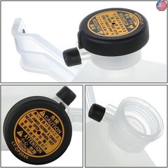 DNA MOTORING OEM-RT-TO3014136 Coolant Overflow Reservoir w/Cap Compatible with
