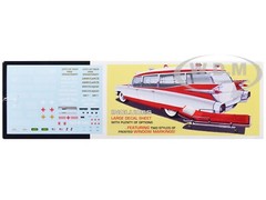 SKILL 2 MODEL KIT 1959 CADILLAC AMBULANCE W/GURNEY 1/25 SCALE BY AMT AMT1395