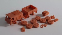 3d Printed 1/72/87 Soviet MAZ-537L Heavy-Duty Truck ﻿Unpainted Kit