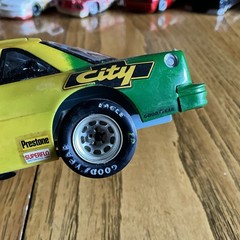 Built Model Car, 1990 Monogram Stock Car STARTED, INCOMPLETE, MODIFIED For Parts