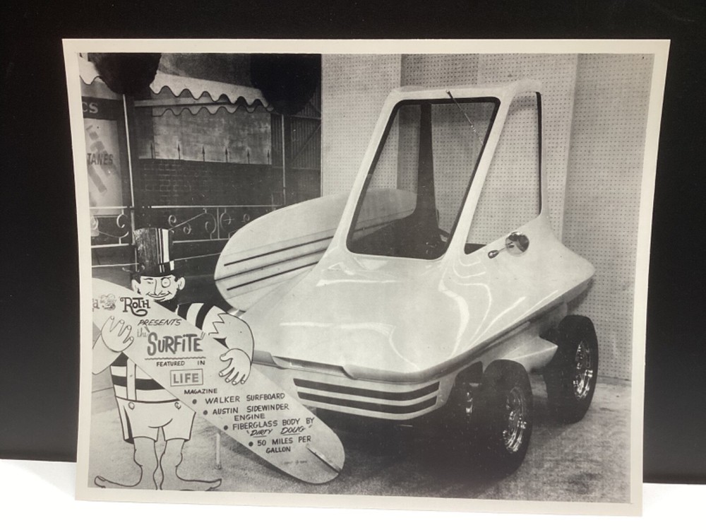 Ed ” Big Daddy ” Roth “Surfite Car Photo 10 x 8