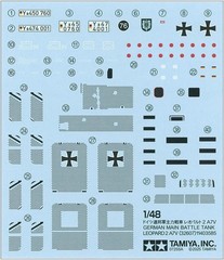 TAMIYA 1/48 MILITARY MINIATURE SERIES No.107 GERMAN TANK LEOPARD 2 A7V KIT 32607