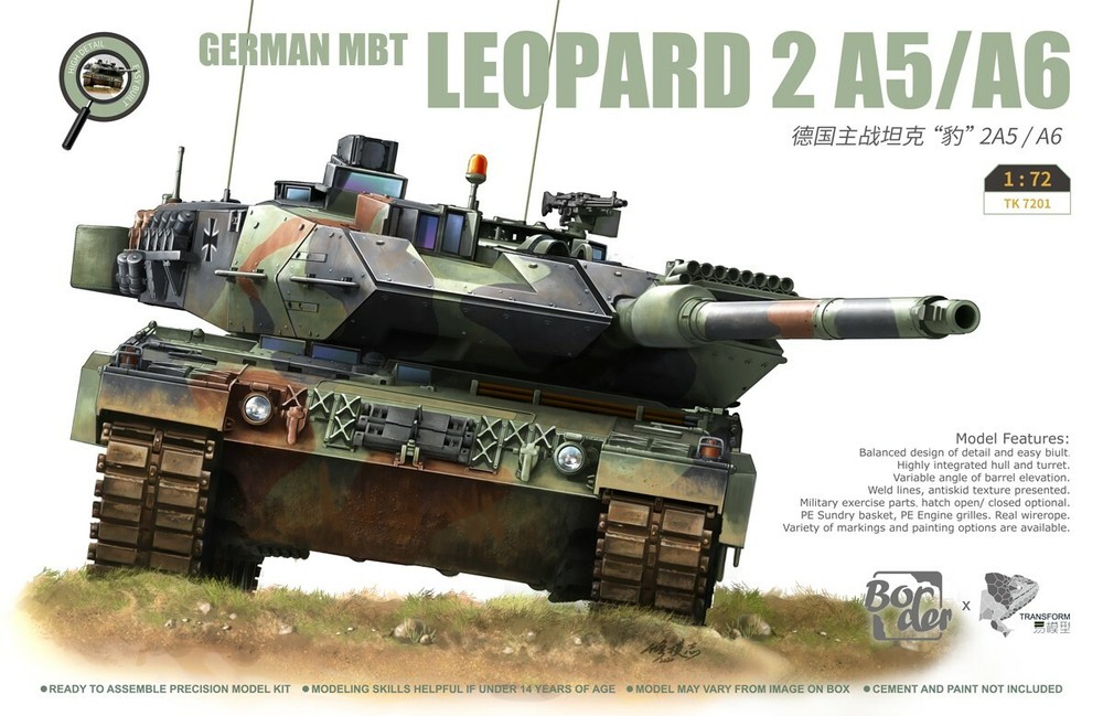 Border TK-7201 1/72 German Leopard 2A5/A6 MBT