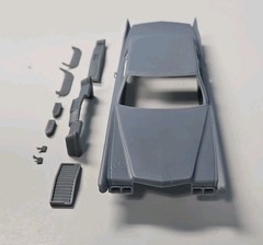 ABS-LIKE RESIN 3D PRINTED 1/25 1970 CADILLAC COUPE DEVILLE BODY SET