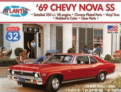 1969 Chevy Nova SS Pastic Model Kit 1/32 Scale Atlantis Models