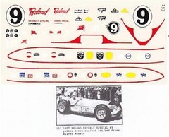 Fred Cady Decal #153 To Do The 1957 Belond Epperly Special #9
