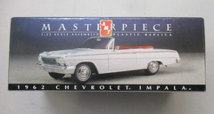 AMT MASTERPIECE 1962 WHITE & RED CHEVROLET CHEVY IMPALA REPLICA 1:25 MODEL NEW