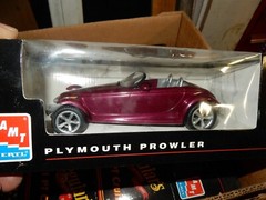 PLYMOUTH PROWLER IN PURPLE PROMO MODEL PLASTIC 1.25 SCALE NEW IN BOX