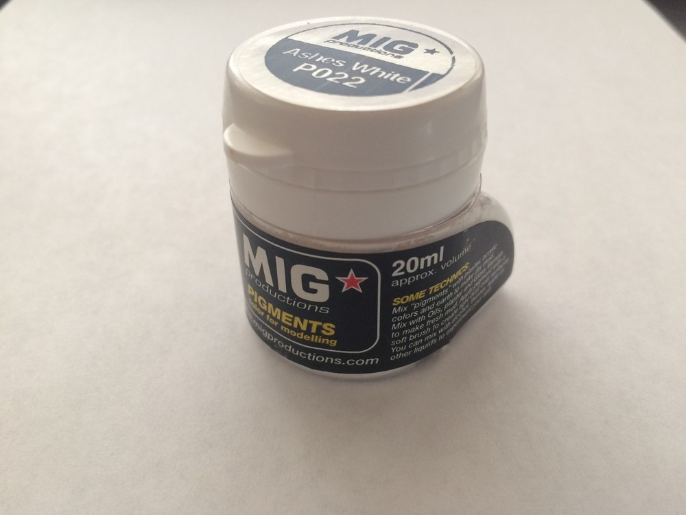 MIG Productions Ashes White Pigment P022