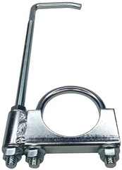 Universal Clamp On Exhaust Hanger 2″ Pipe 9-1/2″ Length – Zinc Plated Durable