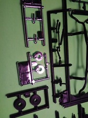 1967 Ford Mustang GT 350 1/25 AMT Caroll Shelby Frame Chassis Axle Rear End