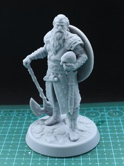 1/24 Scale Resin Figure Model Kit Viking Warrior Unassembled, Unpainted Model.