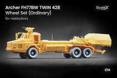 Ordinary Wheel Set for Archer FH77BW Twin 482 HobbyBoss 1/35 ScaleX WM 35041