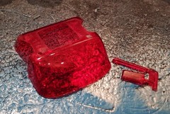 🌟AMT 1:25 scale 1959 Red Window / license plate cover