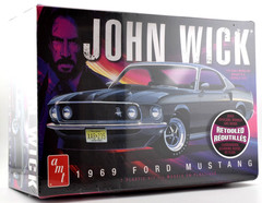 AMT “John Wick” 1969 Ford Mustang Mach 1 1:25 Scale Plastic Model Car Kit 1454