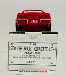 Reissued New 1970 Corvette LT-1 Monza Red Promo Model MODELMAX