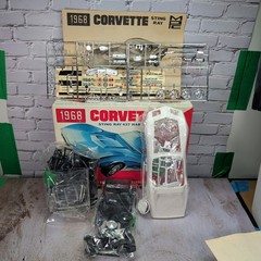 Vintage MPC 1968 Corvette Sting Ray 427 Hardtop 1/20 Partial Build