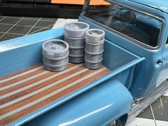 1/25 1/24 3D Resin Beer Kegs For Truck Bed Or Diorama