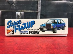 OPEN BOX Nichimo 1:24 Scale Model Kit Motorized MAZDA 323 FRIDAY No. 3 700
