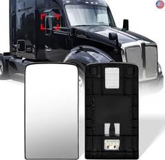 High Soar Door Main Mirror Glass Upper for Kenworth T680 T880 2013-2019,Mirror