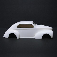 NB315 Jimmy Flintstone 1941 custom Revell Willys 1:25th scale hardtop, fastback