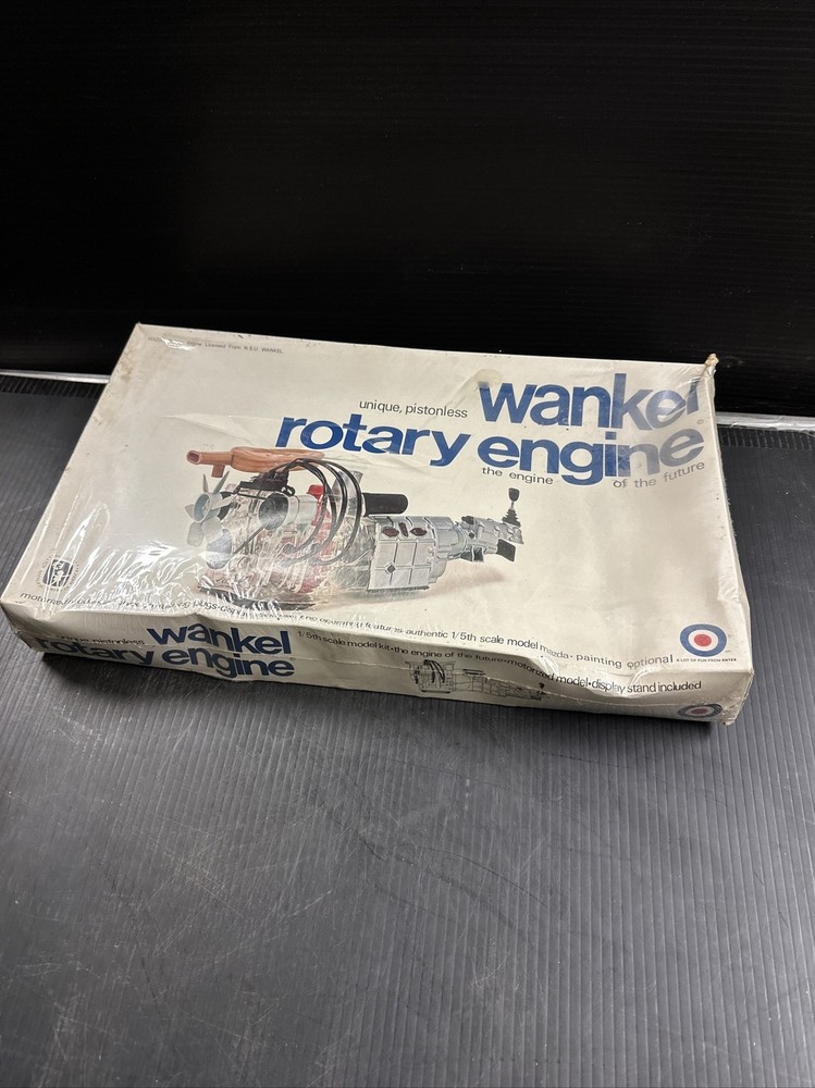 Entex Wankel Mazda Rotary Engine Motorized Model 8201 NOS In Plastic 2 (st1043)