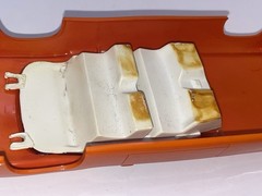 AMT TEST SHOT Promo Friction 1956 Continental Mark II 1/25 ORANGE