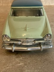 1956 Plymouth 4dr Belvedere Powder Blue Med Blue Jo-Han Dealer Promo Model