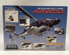 【Brand New】 Airwolf Cobalt Blue 1/48 Diecast Model Aoshima Matte Body Weathered