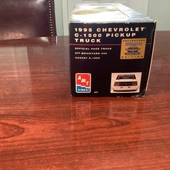 AMT ERTL 1995 CHEVROLET C-1500 OFFICIAL PACE TRUCK BRICKYARD 400 PLASTIC PROMO