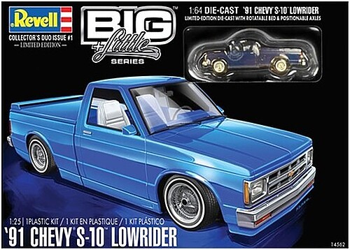 Revell-Monogram 1/25 1991 Chevy S10 Lowrider w/Small Die Cast Truck – #4562